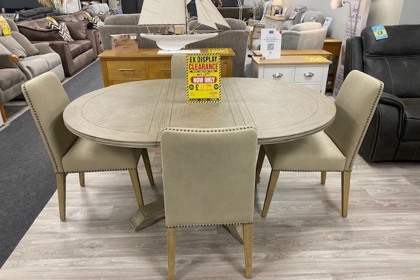 Ex-Display St Austell - Gallery Direct Rustique Dining Table & 4 Chairs