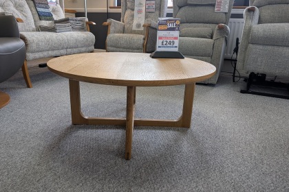 Ex-Display Newquay - Gallery Direct Craft Round Coffee Table Natural Ex-Display Newquay - Gallery Direct Craft Round Coffee Table Natural