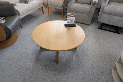 Ex-Display Newquay - Gallery Direct Craft Round Coffee Table Natural Ex-Display Newquay - Gallery Direct Craft Round Coffee Table Natural