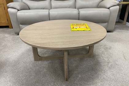 Ex-Display St Austell - Gallery Direct Craft Round Coffee Table Ex-Display St Austell - Gallery Direct Craft Round Coffee Table
