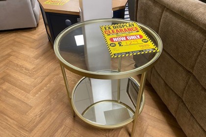 Ex-Display St Austell - Gallery Direct Hudson Side Table Champagne Ex-Display St Austell - Gallery Direct Hudson Side Table Champagne