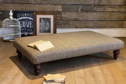 Tetrad Harris Tweed Kelso Footstool Tetrad Harris Tweed Kelso Footstool