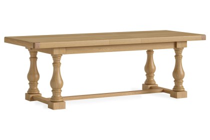 Normandy Chunky Country Oak Large Ext 200-245cm Trestle Dining Table Normandy Chunky Country Oak Large Ext 200-245cm Trestle Dining Table