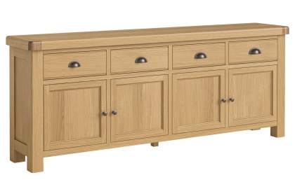 Normandy Chunky Country Oak 4 Door 4 Drawer Extra Large Sideboard Normandy Chunky Country Oak 4 Door 4 Drawer Extra Large Sideboard