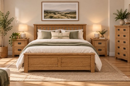 Salisbury Waxed Premium Oak Gas Lift Ottoman Storage Bedframe Salisbury Waxed Premium Oak Gas Lift Ottoman Storage Bedframe