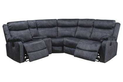 Ellena Marble Grey L Shape Recliner Corner Sofa with Storage Ellena Marble Grey L Shape Recliner Corner Sofa with Storage