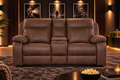 California 2 Seater Cinema Tech Power Recliner Sofa