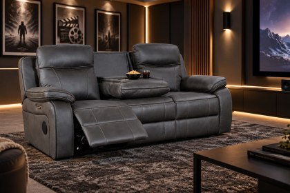 California 3 Seater Cinema Tech Power Recliner Sofa California 3 Seater Cinema Tech Power Recliner Sofa