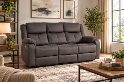 Rome Fabric Recliner 3 Seater Sofa Rome Fabric Recliner 3 Seater Sofa