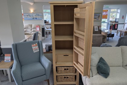 Ex-Display Newquay - Modern Country Oak Kitchen Larder Unit