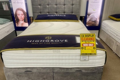 Ex-Display St Austell - Embleton King Size Ottoman Divan Bed with Headboard