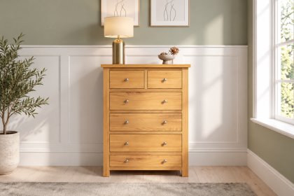Dorset Oak 2 + 4 Chest of Drawers Dorset Oak 2 + 4 Chest of Drawers