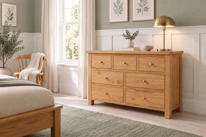orset Oak 3 Over 4 Combination Chest of Drawers orset Oak 3 Over 4 Combination Chest of Drawers