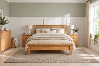 Dorset Oak Slatted Bed Frame Dorset Oak Slatted Bed Frame