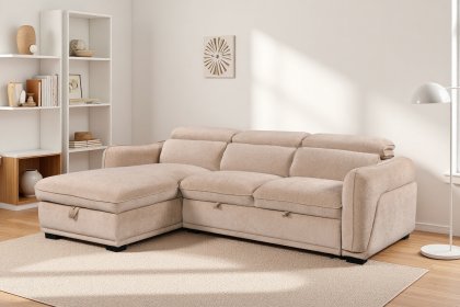 Alba Chaise Sofa Bed