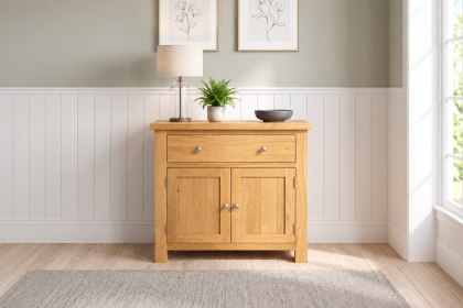 Dorset Oak Compact Sideboard Dorset Oak Compact Sideboard
