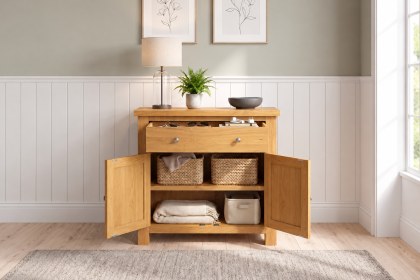 Dorset Oak Compact Sideboard Dorset Oak Compact Sideboard