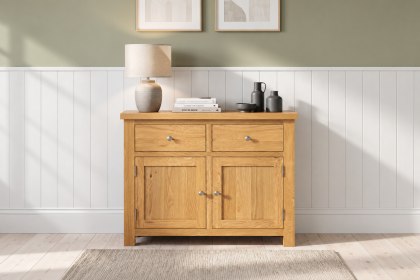Dorset Oak 2 Door 2 Drawer Sideboard Dorset Oak 2 Door 2 Drawer Sideboard