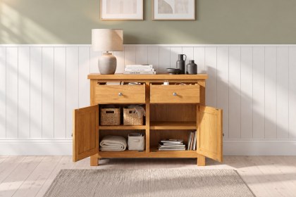 Dorset Oak 2 Door 2 Drawer Sideboard Dorset Oak 2 Door 2 Drawer Sideboard