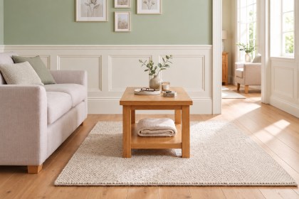 Dorset Oak Small Coffee Table With Shelf Dorset Oak Small Coffee Table With Shelf