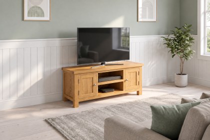 Dorset Oak Large TV Unit