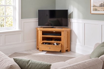 Dorset Oak Corner TV Unit