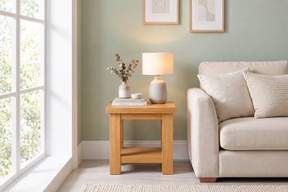 Dorset Oak Lamp Table