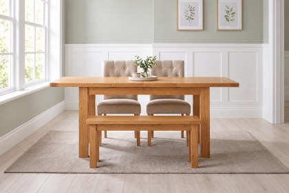 Dorset Oak 104cm Medium Dining Bench Dorset Oak 104cm Medium Dining Bench