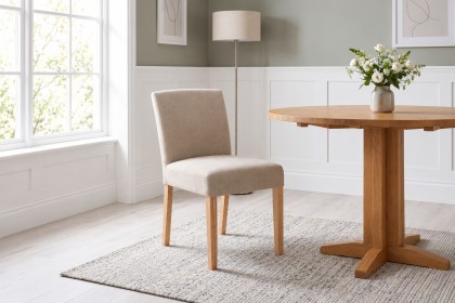 Bristol Fabric Low-backed Chair in Sand Bristol Fabric Low-backed Chair in Sand