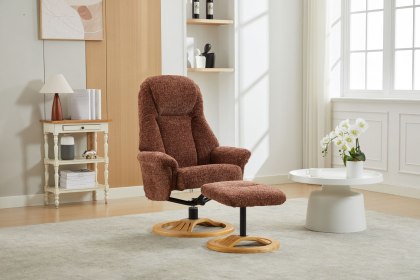 Aruba Fabric Swivel Recliner Chair Aruba Fabric Swivel Recliner Chair