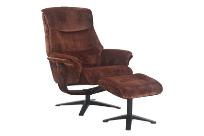 Hudson Swivel Recliner Chair & Footstool Hudson Swivel Recliner Chair & Footstool