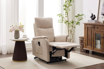 Portland Dual Motor Fabric Riser Recliner Chair Portland Dual Motor Fabric Riser Recliner Chair