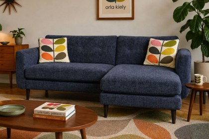 Orla Kiely Linden L Shape Large Chaise Sofa