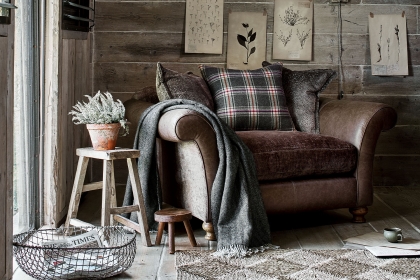 Alexander & James Blake Pillow Back Snuggler Chair