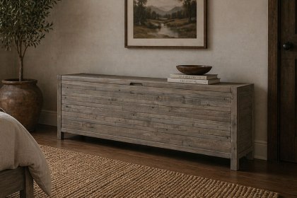 Tuscan Springs Reclaimed Wood Blanket Box