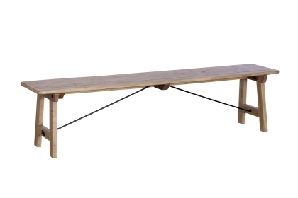 Malta Reclaimed Wood 186cm Dining Bench