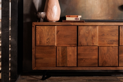 Soho Solid Oak Camden Narrow Sideboard