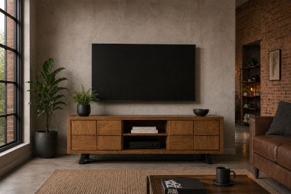 Soho Solid Oak Camden TV Unit