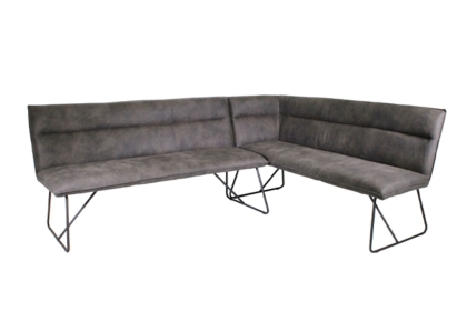 Loki Earth Industrial Corner Bench