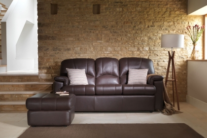 G Plan Chloe Leather Footstool