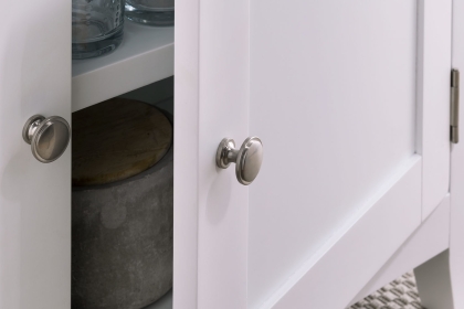 Chester Oak Painted White - Large 3 Door 3 Drawer Sideboard -130cm| F&B All White