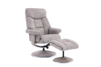 GFA Biarritz Swivel Recliner Chair and Stool