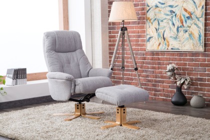 Dubai Swivel Recliner Chair and Stool Dubai Swivel Recliner Chair and Stool