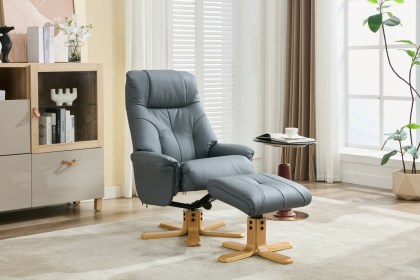 Dubai Swivel Recliner Chair and Stool Dubai Swivel Recliner Chair and Stool