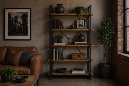 Nixon Reclaimed Wood Tall Bookcase