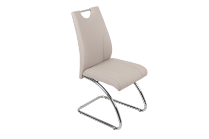 Zen Dining Chair in Champagne PU Finish