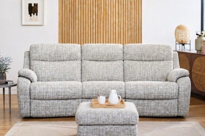 G Plan Kingsbury Fabric 3 Seater Curved Sofa