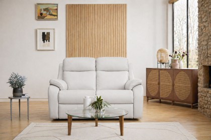 G Plan Kingsbury Leather 2 Seater Sofa