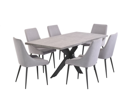 Raven Extending Dining Set (4 Chairs)