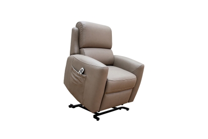 G Plan Hamilton Leather Elevate Chair with Dual Motor